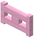 Washed Pink Plank Fence Gate