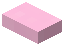 Washed Pink Stripped Bark Button