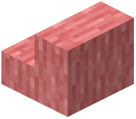 Washed Red Bark Stairs