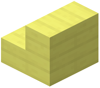 Washed Yellow Plank Stairs