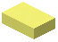 Washed Yellow Stripped Bark Button