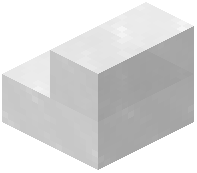 White Ice Stairs