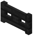 Puerta de valla de ciprés negro