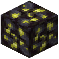 Mena de uranio de piedra negra
