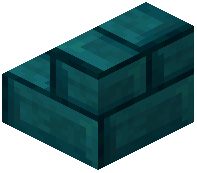 Escaleras de ladrillos del nether azules