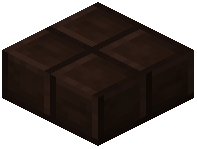 Losa de ladrillos de terracota negra cortados