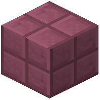 Ladrillos de terracota magenta cortados
