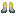 Botas de platino dorado