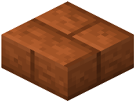 Losa de ladrillos de terracota naranja
