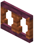 Fence gate Decoration crimson (acacia post)