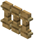 Fence gate Bollard oak (birch post)