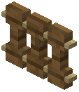 Fence gate Bollard spruce (birch post)