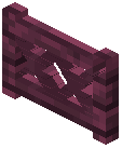 Fence gate Crisscross crimson