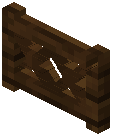 Fence gate Crisscross dark oak