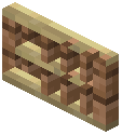 Fence gate Stick birch (jungle post)