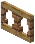 Fence gate Decoration oak (jungle post)
