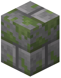 Mossy Stone Brick Wall Castle