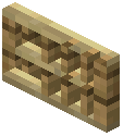 Fence gate Stick birch (oak post)