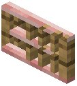 Fence gate Stick cherry (oak post)