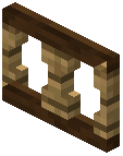 Fence gate Decoration darkoak (oak post)