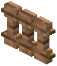 Fence gate Bollard jungle (oak post)