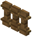 Fence gate Bollard spruce (oak post)