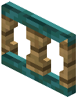 Fence gate Decoration warped (oak post)