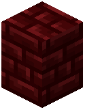 Red Nether Brick Wall Castle