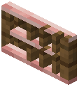 Fence gate Stick cherry (spruce post)
