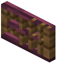 Fence gate Stick crimson (spruce post)