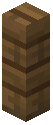 Fence Plank darkoak (spruce post)