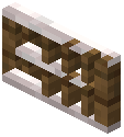 Fence gate Stick pale_oak (spruce post)