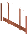Waxed Copper Fence Gate Mansion