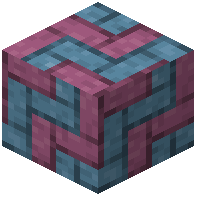 Magenta and blue granite paver 01