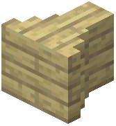 Birch planks wall frame