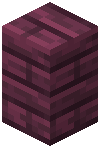 Crimson planks wall