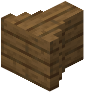 Spruce planks wall frame