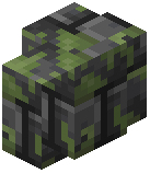 Mossy Deepslate Bricks Wall