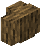 Oak Log Wall