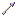 Diamethyst Quartz Arrow