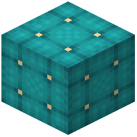 Cyan Velvet Block