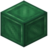 Green Dark Metal Block