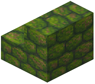 Mossy Rock Brick Stairs