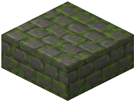 Mossy Castle Brick Slab