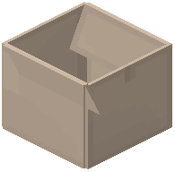 Open Cardboard Box Huge