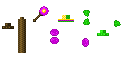 Purple Flower Wand