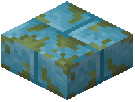 Mossy Blue Stone Brick Slab