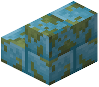 Mossy Blue Stone Brick Stairs