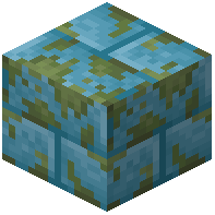 Mossy Blue Stone Bricks