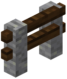 Andesite Dark Oak Fence